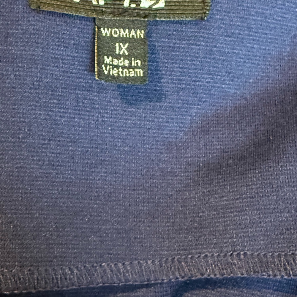 Apt. 9 Royal Blue Midi Dress -Size 1X - Picture 3 of 4